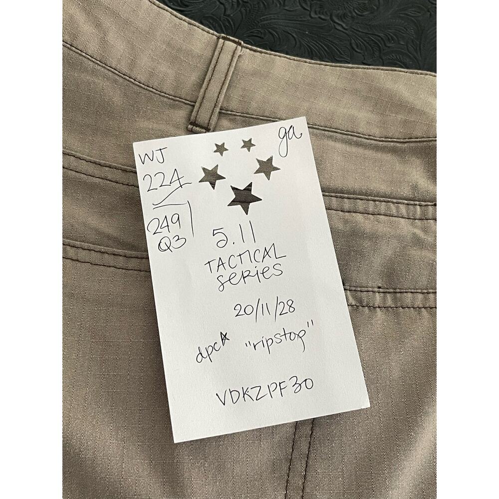 5.11 Tactical Pants Women's 18 Reg Brown Ripstop - Picture 3 of 6